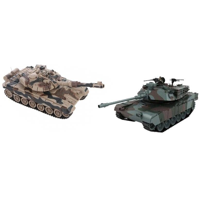 картинка Радиоуправляемый танковый бой (советский T90  + Abrams США) 2.4GHz - 99830 