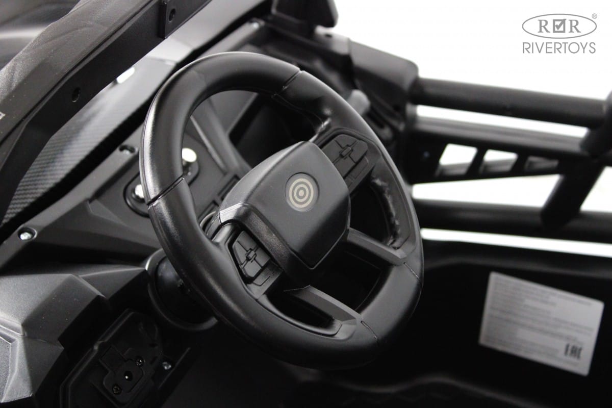 картинка Детский электромобиль K555KK 4WD 24V черный 