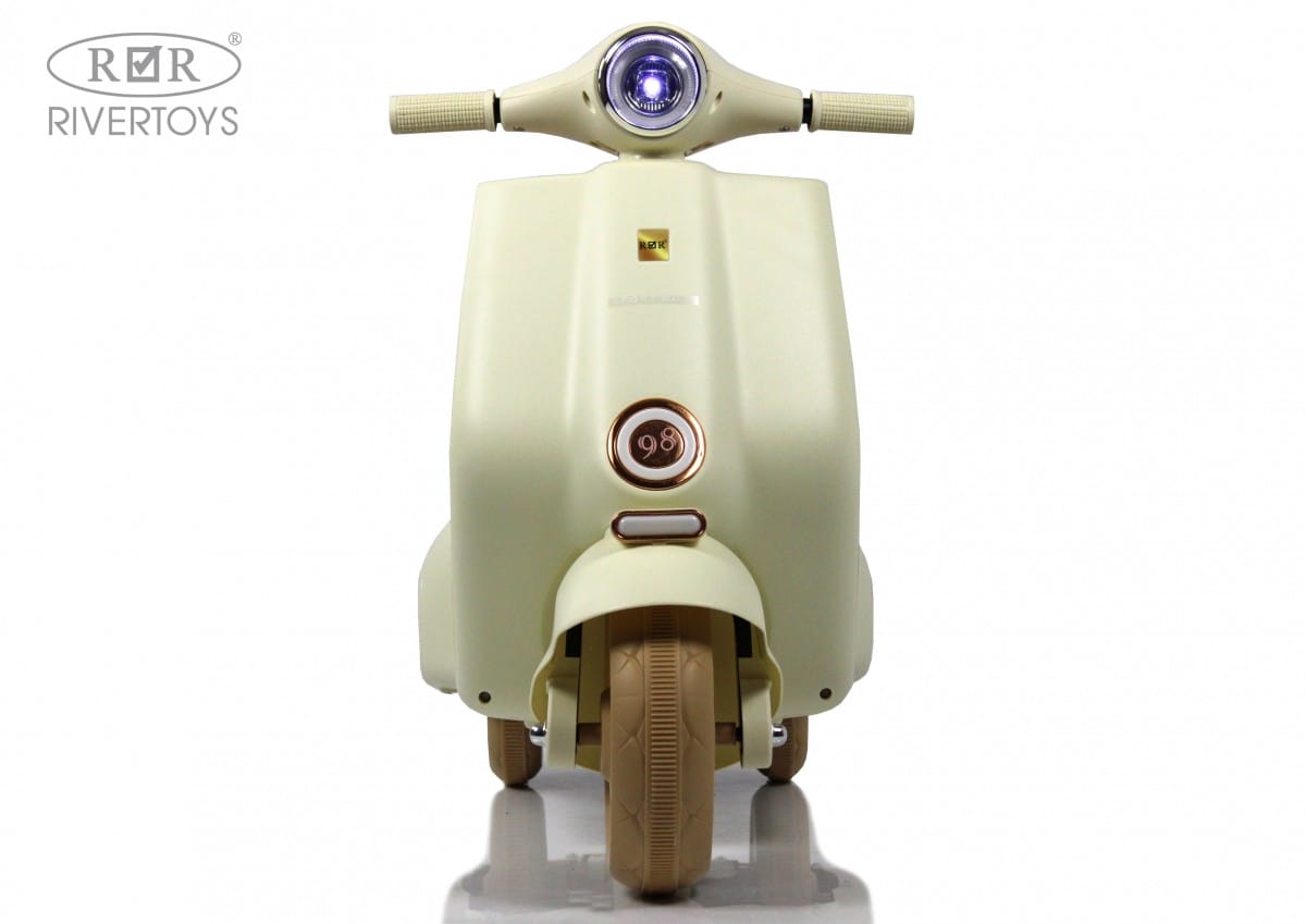 картинка Детский электроскутер K444PX-A бежевый 