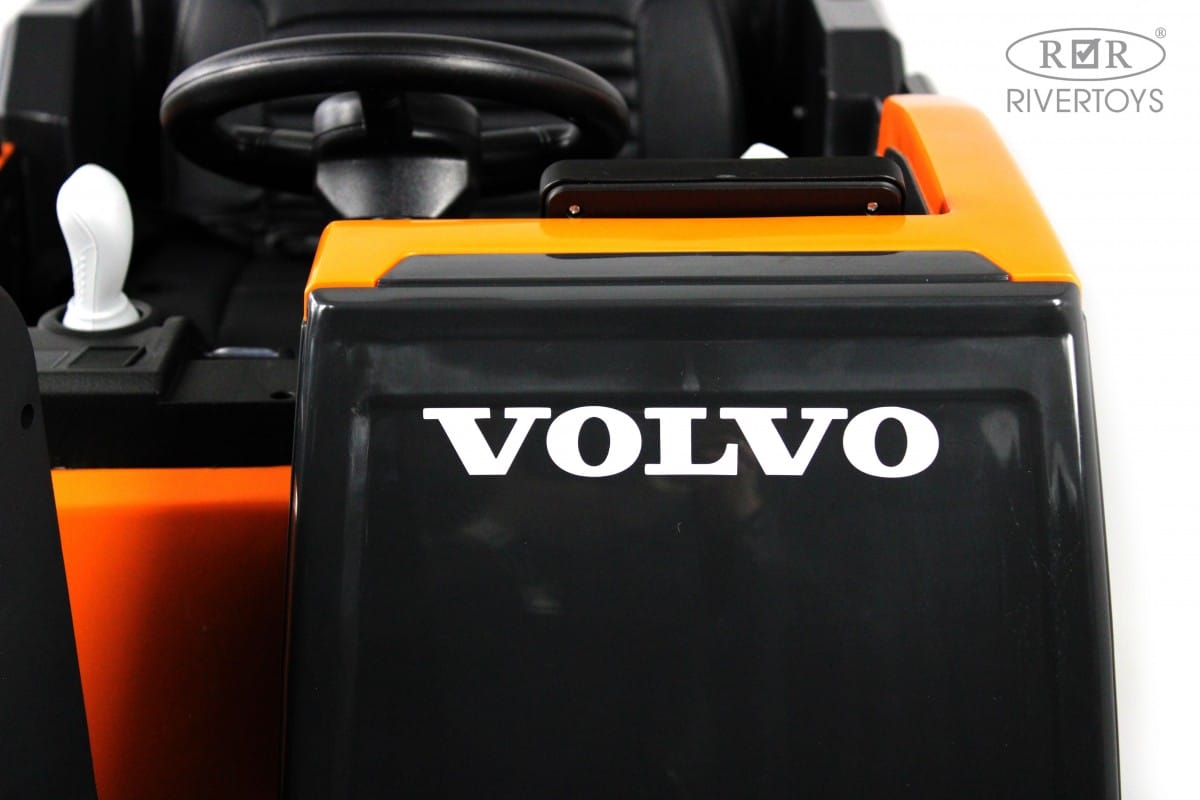 картинка Детский электромобиль трактор Volvo (Y444YY) оранжевый 