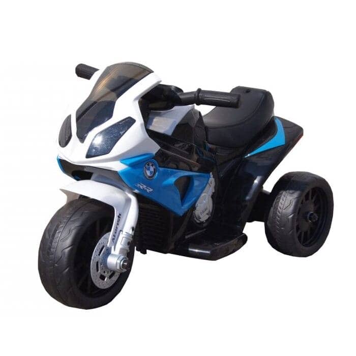 картинка Детский электромотоцикл BMW S1000RR Blue (трицикл, 6V) - JT5188-BLUE 