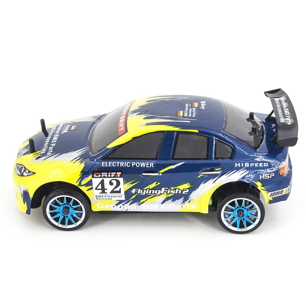 картинка Радиоуправляемая машина для дрифта HSP FlyingFish2 BMW Drift Car 4WD 1:16 2.4G - 94163-16303 