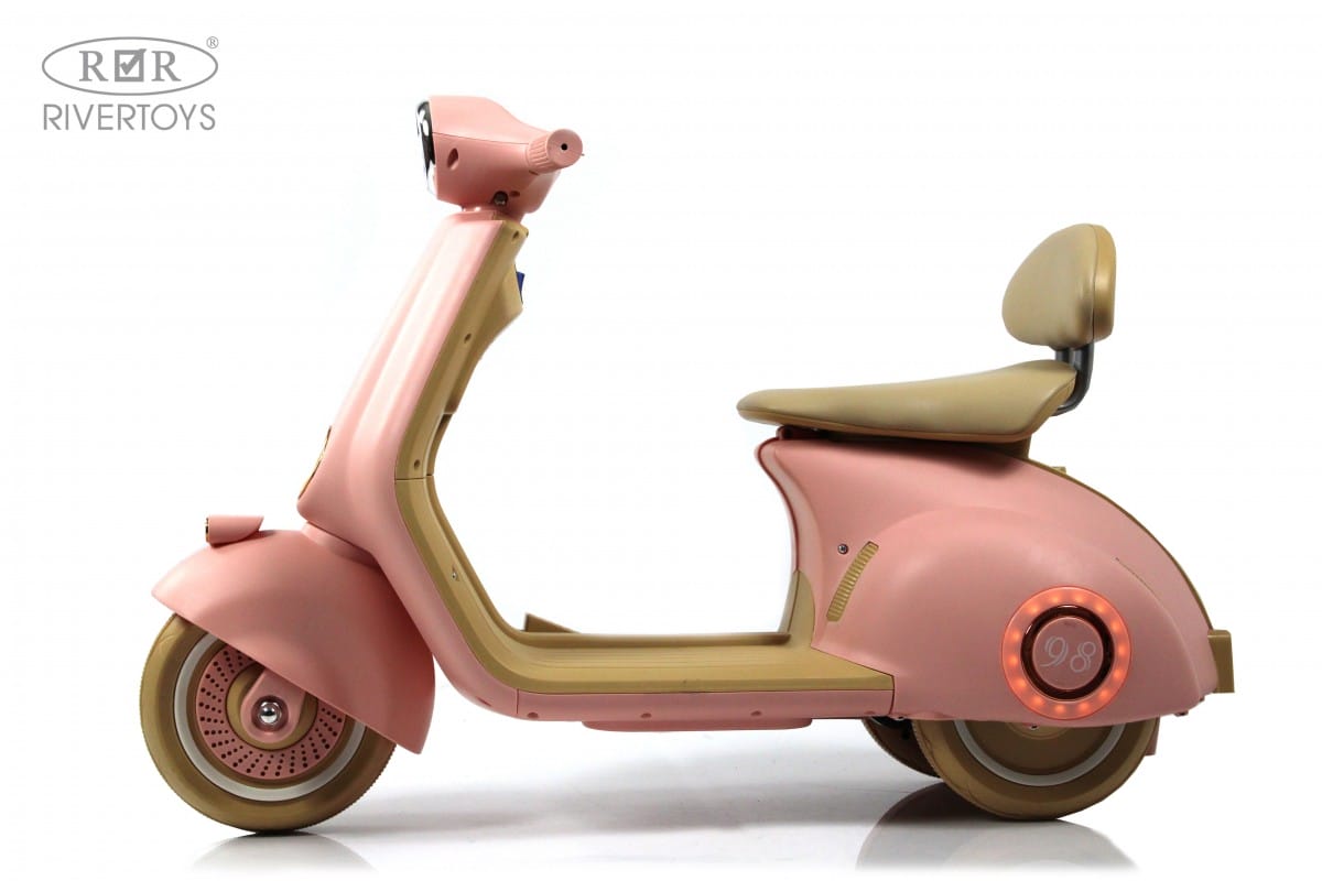 картинка Детский электроскутер K444PX-A розовый 