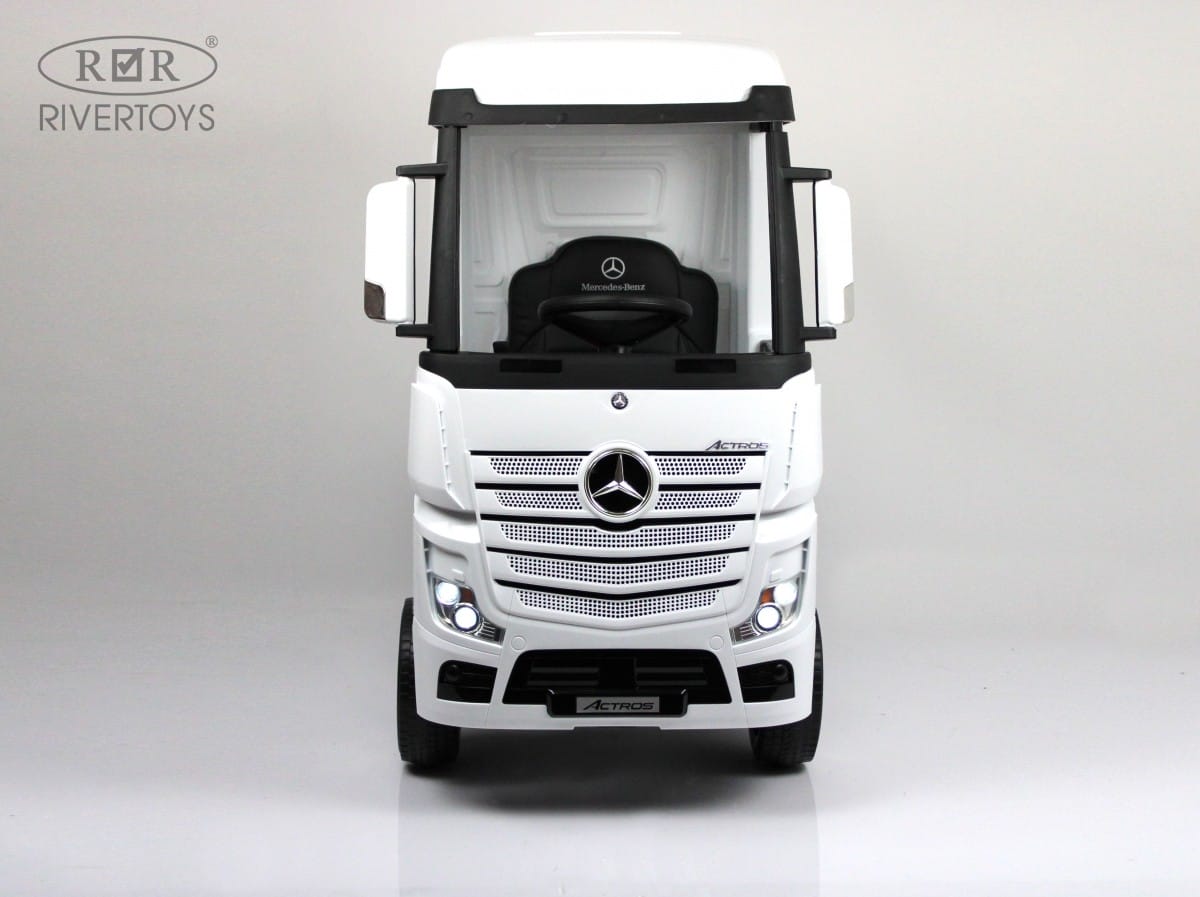 картинка Детский электромобиль Mercedes-Benz Actros 4WD (HL358) белый 