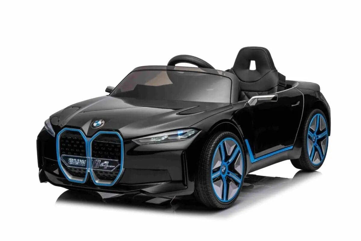 картинка Детский электромобиль BMW I4 (полный привод, 12V) - JE1009-BLACK 