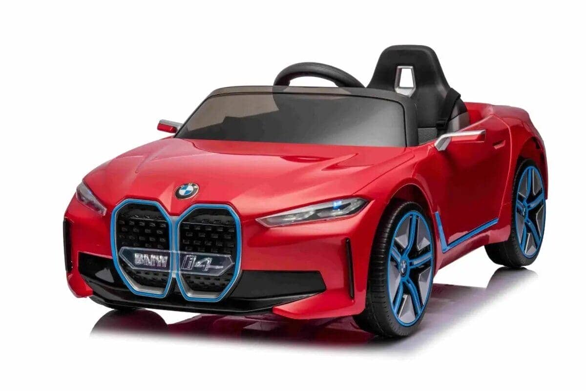 картинка Детский электромобиль BMW I4 (полный привод, 12V) - JE1009-RED 