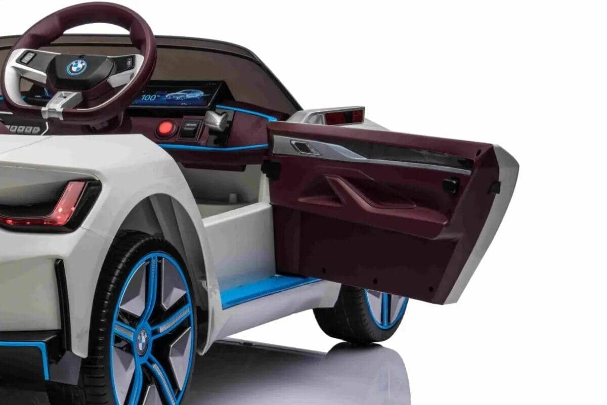 картинка Детский электромобиль BMW I4 (полный привод, 12V) - JE1009-WHITE 