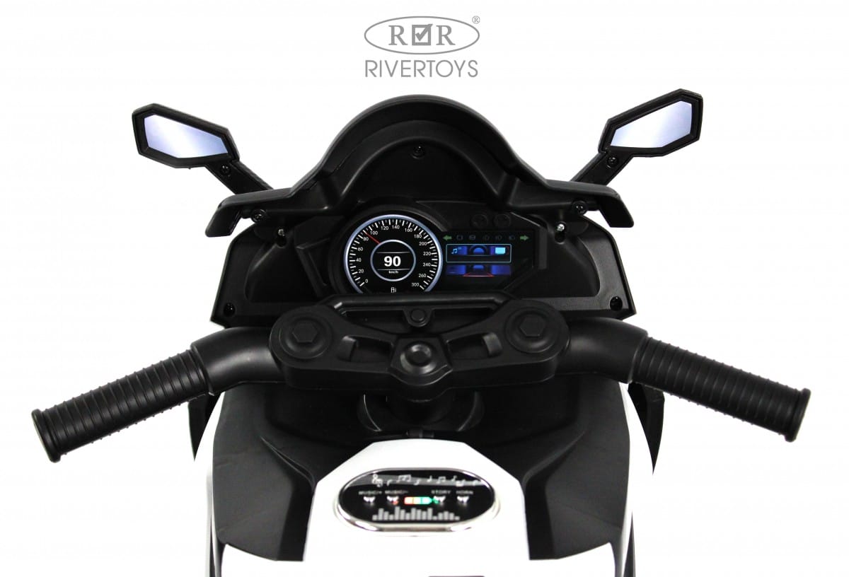 картинка Детский электротрицикл K002PX-A белый 