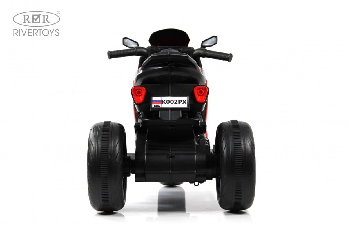 картинка Детский электротрицикл K002PX красный 