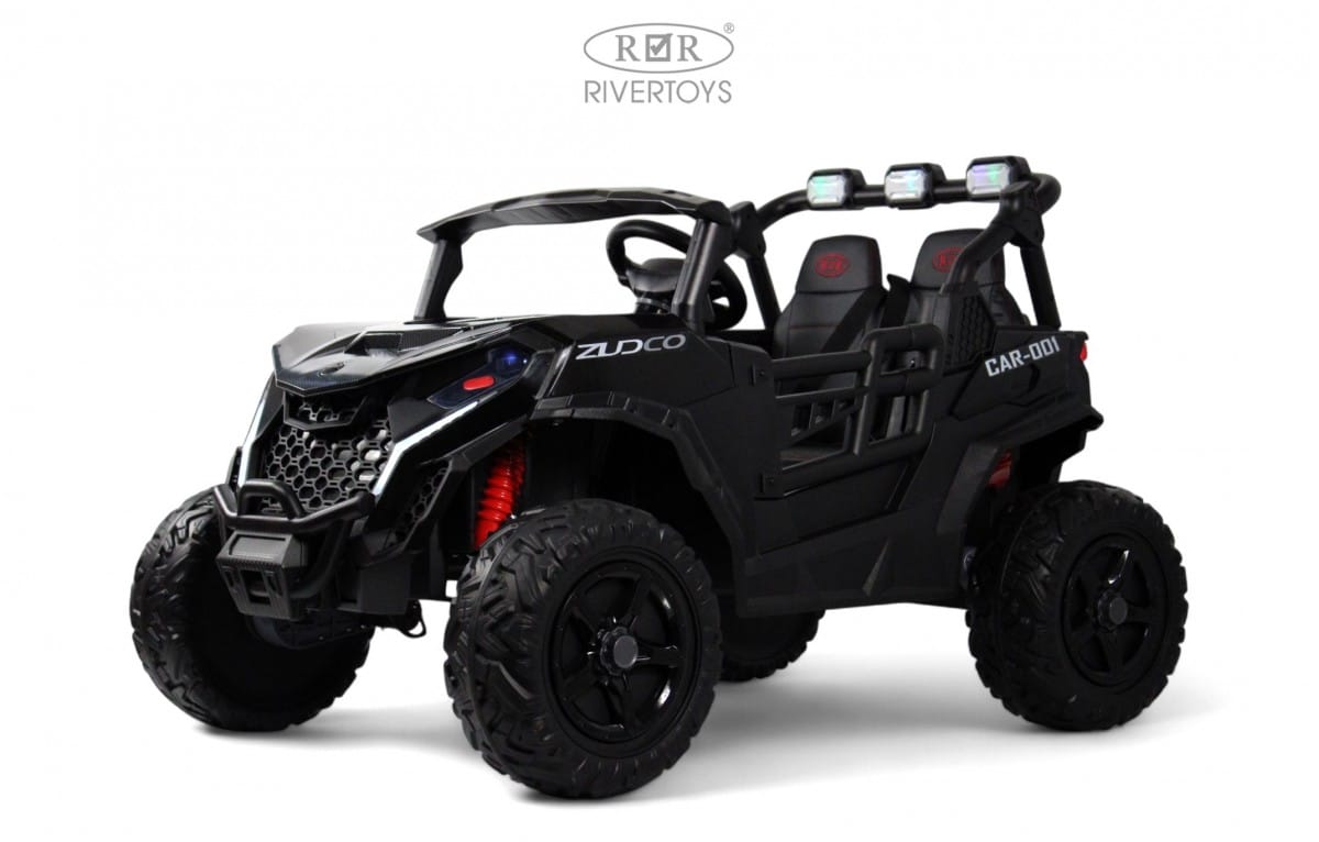 картинка Детский электромобиль K555KK 4WD 24V черный 
