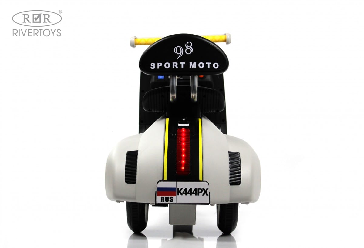 картинка Детский электроскутер K444PX серый 