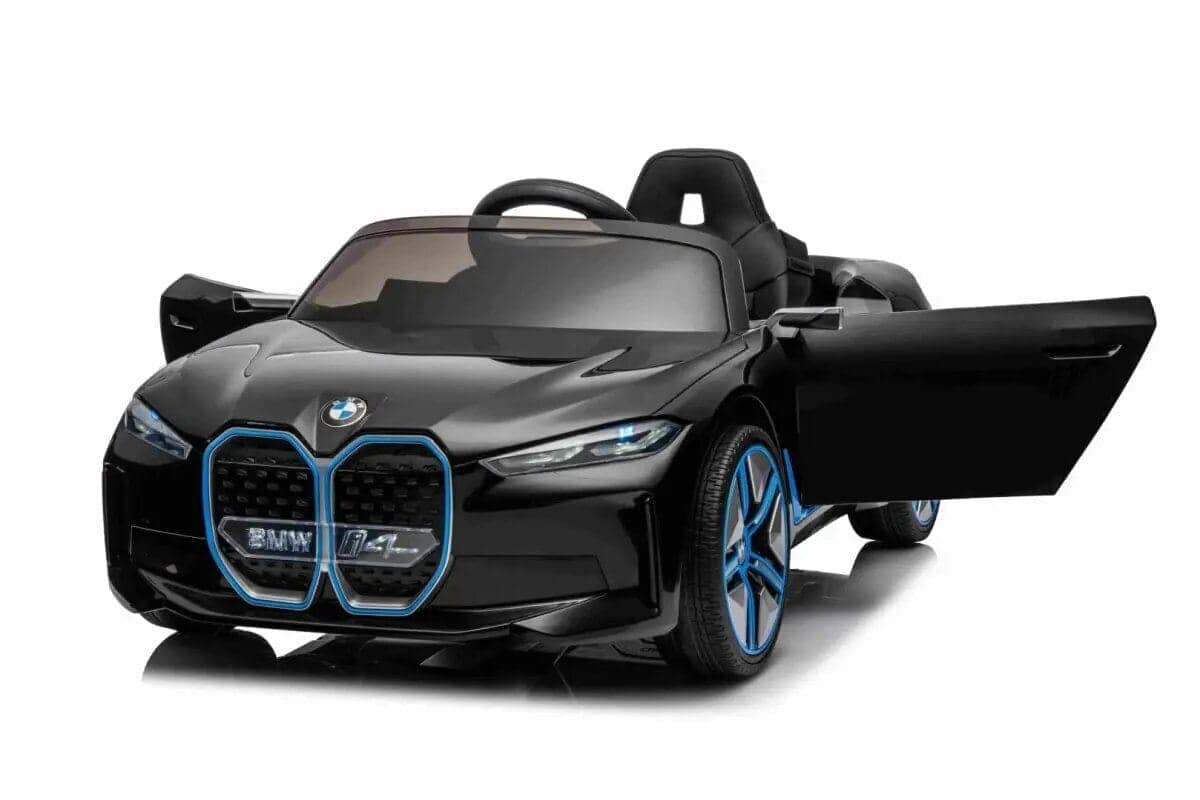 картинка Детский электромобиль BMW I4 (полный привод, 12V) - JE1009-BLACK 