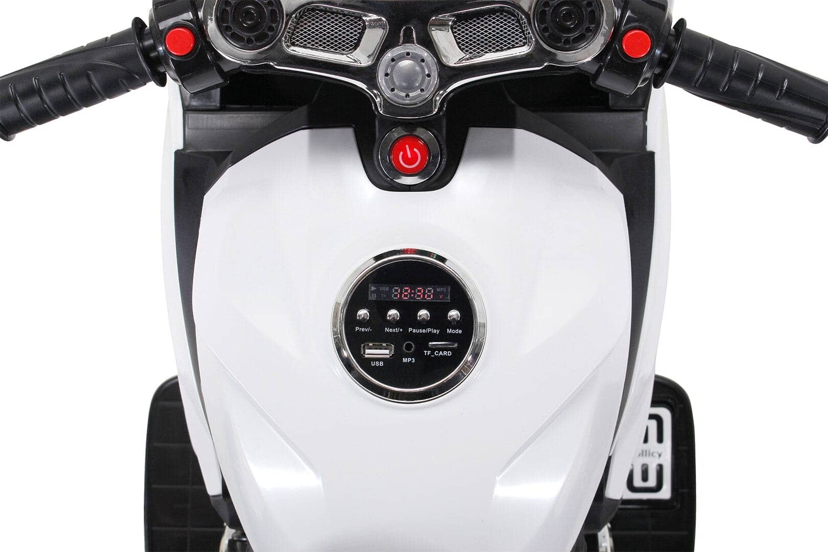 картинка Детский электромобиль - мотоцикл Ducati White - SX1628-G 