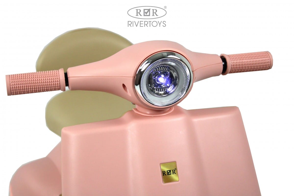 картинка Детский электроскутер K444PX-A розовый 