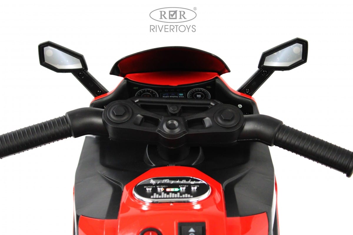 картинка Детский электротрицикл K002PX красный 